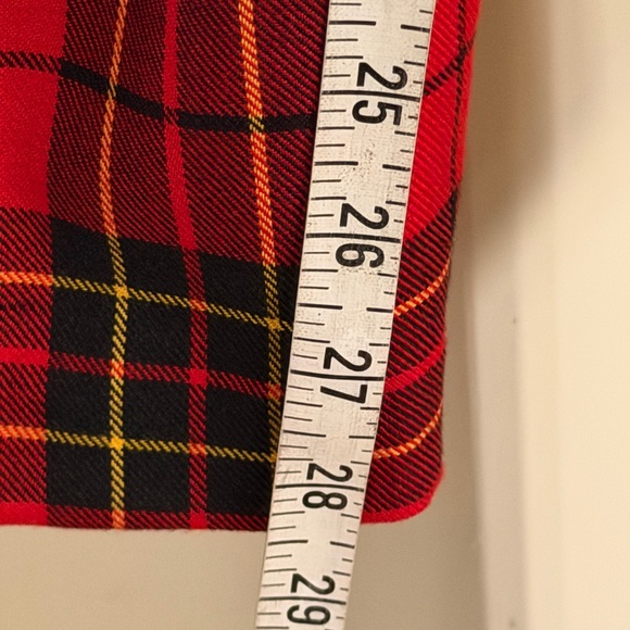 Vintage Bill Blass Classic Red Plaid Pants - Picture 8 of 14